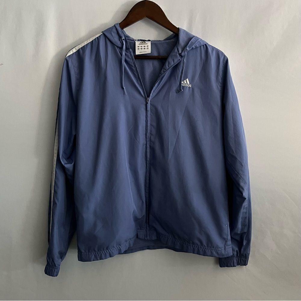 Adidas Purple Windbreaker Jacket - Picture 3 of 9